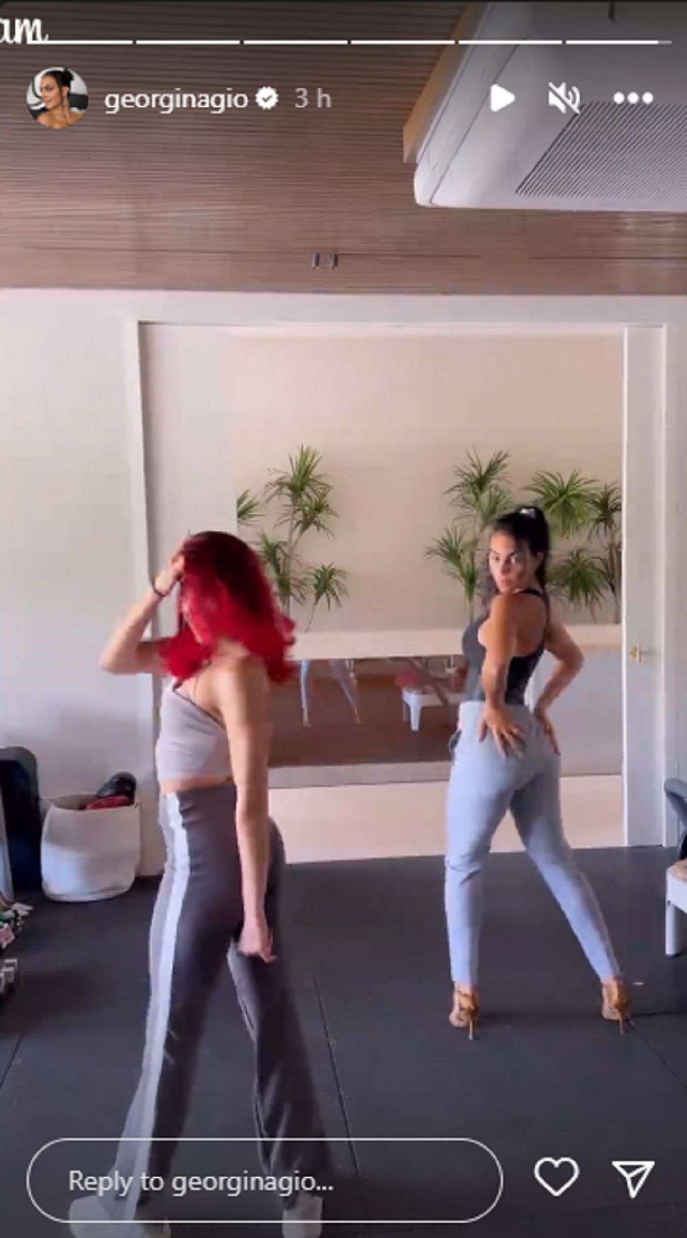 Georgina Rodriguez dancing